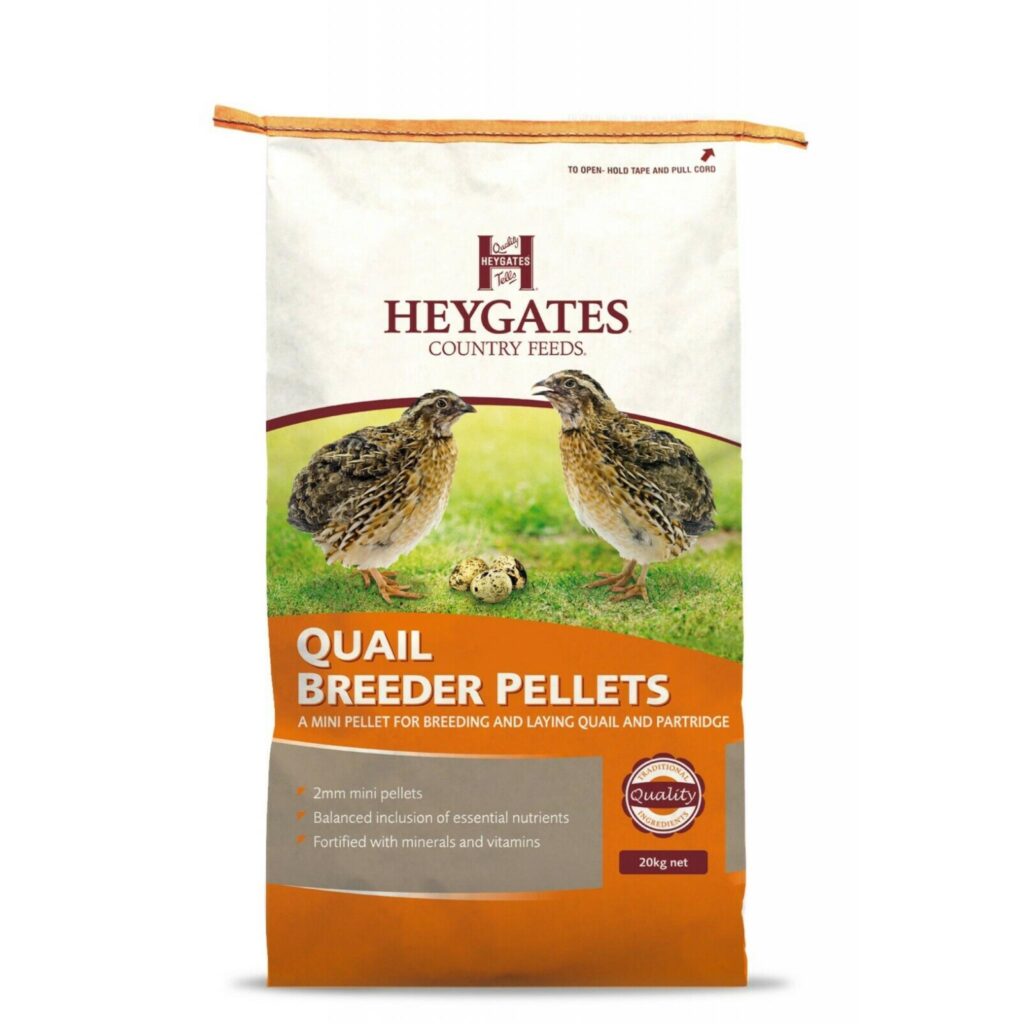 Heygates Quail Layers/Breeder Pellets 20kg Willow Park Seeds